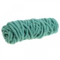 Floristik24 Cordon feutre cordon laine avec fil vert étanche 20m