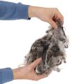 Laine de mouton décorative naturelle, gris chiné, 250 g | Floristik24.fr