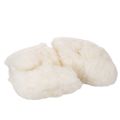 Floristik24 Laine de mouton en vrac 100 % naturelle blanche chinée 250 g