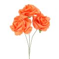 Rose mousse Ø 6cm orange 27pcs