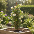 Treillis de jardin, support pour rosiers et autres plantes grimpantes, idéal pour l'aménagement paysager, 108 cm, lot de 2. | Floristik24.fr