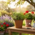 Pot en métal avec anses, pot à herbes, décor rouille Ø16,5 cm H15 cm | Floristik24.fr