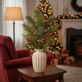 Branche de sapin artificielle avec pommes de pin, lot de 4, 38 cm | Floristik24.fr