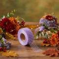 Ruban décoratif ajouré violet 4,5 cm x 10 m pour loisirs créatifs et décoration | Floristik24.fr