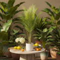 Branche de palmier artificielle 90 cm avec 9 feuilles | Floristik24.fr