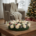 Roses artificielles crème 10 cm fleur sur tige 100 pièces | Floristik24.fr