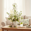 Branche fleurie artificielle lys blanc décorative 80 cm | Floristik24.fr