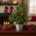 Branche de sapin artificielle verte 25 cm pour décorations hivernales, lot de 24 pièces | Floristik24.fr