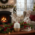 Branche de Baies Artificielle Blanche 52 cm Décoration Intérieure | Floristik24.fr