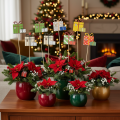 Piquets décoratifs en bois cadeaux colorés 31 cm 12 pièces | Floristik24.fr