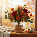 Kunstblume Protea Leucadendron 65 cm en lot de 3 | Floristik24.fr