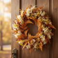 Fougères séchées conservées orange 42 cm 10 pièces décoration automnale | Floristik24.fr