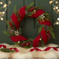 Couronne en osier naturel 40 cm pour créations florales | Floristik24.fr