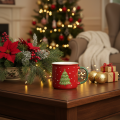 Mug de Noël avec motif sapin de Noël, 9 cm | Floristik24.fr
