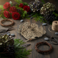 Décor de mousse grise naturelle 500g pour créations et arrangements | Floristik24.fr