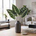 Plante artificielle Alocasia Feuilles en forme de flèche 55 cm - Vert clair et vert foncé | Floristik24.fr