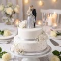 Figurine de couple pour noces d'argent 10 cm | Floristik24.fr