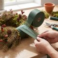 Ruban de Vlies vert foncé pour couronnes, 6 cm x 100 m | Floristik24.fr