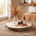 Rondin de bois Paulownia naturel Ø20-25 cm pour décoration | Floristik24.fr