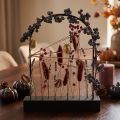 Support décoratif en bois et métal pour fleurs séchées 25×20 cm avec arche | Floristik24.fr