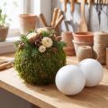 Boules en polystyrène blanches Ø10 cm – Lot de 5 | Floristik24.fr
