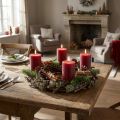 Couronne décorative en bois et mousse de chêne, Ø30cm, naturel | Floristik24.fr