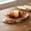 Disques Ovales en Bois de Bouleau Naturel 18-22 cm - Lot de 10 | Floristik24.fr