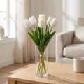 Tulipes artificielles blanches Real Touch 49 cm - Lot de 5 | Floristik24.fr