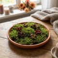 Soucoupe en céramique terracotta Ø14,5 cm | Floristik24.fr