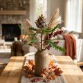 Deko artichaut violet Ø7,5 cm H42 cm – Plante artificielle | Floristik24.fr