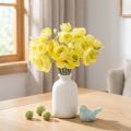 Bouquet de Renoncules Jaunes Artificielles pour Décoration Printanière 32 cm | Floristik24.fr