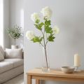 Branche de Viburnum artificielle avec fleurs blanches - L 90 cm | Floristik24.fr