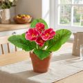Petit bouquet artificiel de primevères roses H25 cm | Floristik24.fr