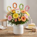 Chiffre décoratif en bois "0" avec coccinelle – Lot de 16 – 27,5 cm | Floristik24.fr