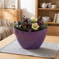 Coupe décorative violette en plastique 20×9cm H12cm | Floristik24.fr
