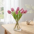 Tulipes artificielles violettes 20 cm lot de 6 | Floristik24.fr