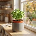 Pots en plastique terracotta Ø10,5 cm - Lot de 10 | Floristik24.fr