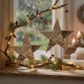 Étoiles en écorce de bouleau à suspendre 25 cm - Lot de 3 | Floristik24.fr