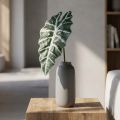 Feuille d'Alocasia Artificielle Vert 74 cm | Floristik24.fr