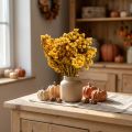Mini bouquet de fleurs séchées jaunes - Immortelles naturelles - H 20-25 cm, 15 g | Floristik24.fr