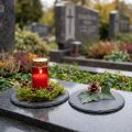 Sous-verres en ardoise naturelle ronde noire Ø10cm - Lot de 6 | Floristik24.fr