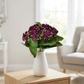Kalanchoe artificielle lila 24 cm avec fleurs et feuilles | Floristik24.fr