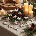 Mini étoiles en écorce de bouleau blanchies 2 à 2,5 cm – Lot de 150 | Floristik24.fr