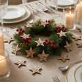 Étoiles décoratives en bois naturel 4 cm - Lot de 72 | Floristik24.fr