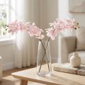 Orchidées Artificielles Rose Clair 58 cm avec Effet Real Touch (Lot de 2) | Floristik24.fr