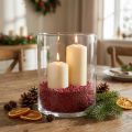 Granulés décoratifs rouges, pierres décoratives 2-3 mm, 2 kg | Floristik24.fr