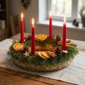 Couronne en paille naturelle 35 cm – Lot de 2 | Floristik24.fr