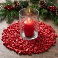 Pierres décoratives 9mm - 13mm rouge 2kg | Floristik24.fr