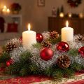 Lametta décoratif argenté en fil bouclé 50g | Floristik24.fr