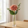 Hortensia artificielle rose 80 cm | Floristik24.fr